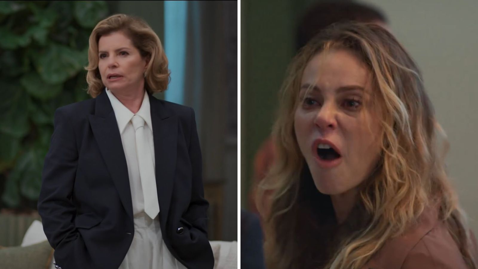 Odete (Debora Bloch) e Heleninha (Paolla Oliveira) em "Vale Tudo"