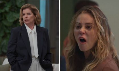 Odete (Debora Bloch) e Heleninha (Paolla Oliveira) em "Vale Tudo"