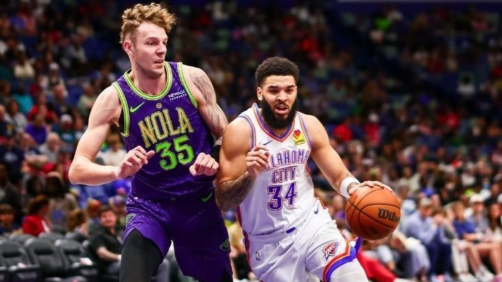 Oklahoma City Thunder venceu os Pelicans e conquistou 68 vitórias na temporada regular