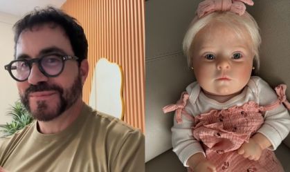 Padre Fábio de Melo "adota boneca" com síndrome de Down nos Estados Unidos