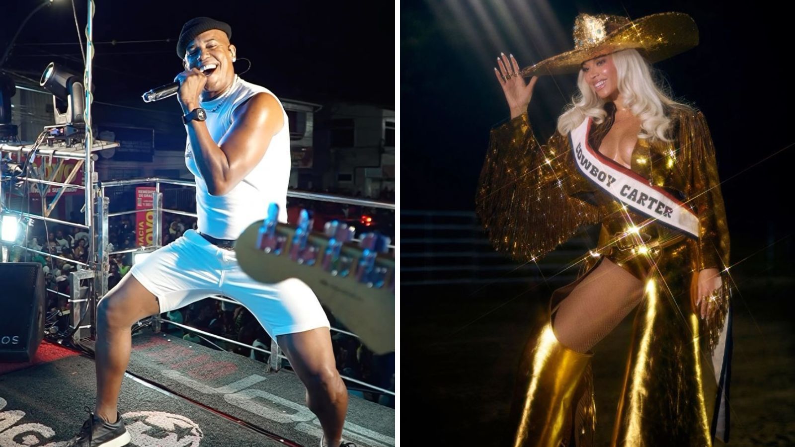 Banda baiana de pagode tem hit tocado em pré-show de Beyoncé