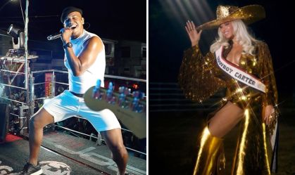 Banda baiana de pagode tem hit tocado em pré-show de Beyoncé
