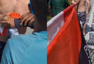 Vídeo: Homem com bandeira da Palestina é hostilizado em praia de SP