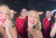 Paolla Oliveira brinca com vinheta de fim de ano da Globo: "Ano correndo"