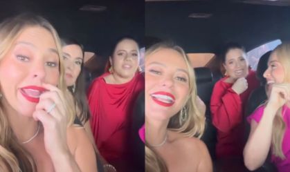 Paolla Oliveira brinca com vinheta de fim de ano da Globo: "Ano correndo"