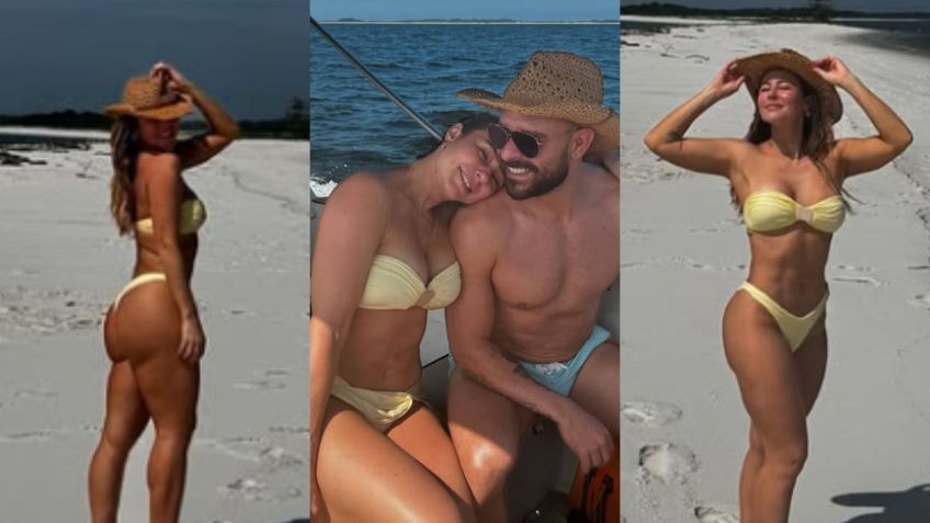 Paolla Oliveira curte dia na praia com Diogo Nogueira e amigos • Instagram/Paolla Oliveira