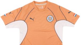 Camisa do Paraguai na Copa de 2002