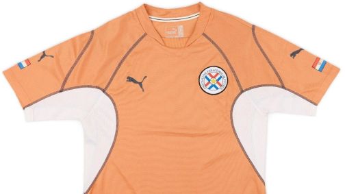 Camisa do Paraguai na Copa de 2002
