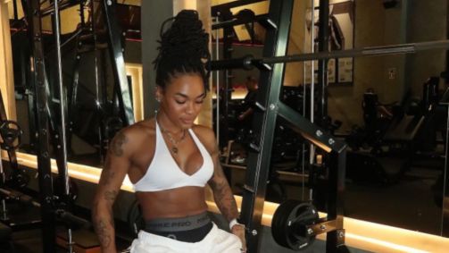 Patrícia Ramos mostra treino de braços