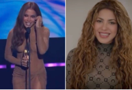 Shakira homenageia Anitta e entrega prêmio à amiga: "Rainha do funk"