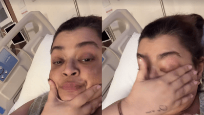 No vídeo publicado nos Stories da cantora, ela diz que os amigos estão “trocando o bastão” do revezamento do acompanhamento no hospital