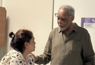 Preta Gil recebe visita de Gilberto Gil durante internação em SP