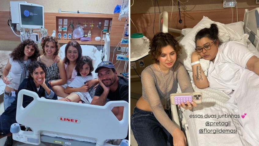 Preta Gil recebe visita de familiares no hospital • Instagram/Bela Gil