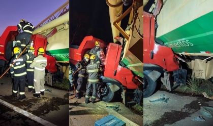 Colisão entre veículos de grande porte deixa um motorista morto em Goiás