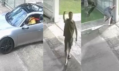 Advogado destrói entrada de condomínio no DF após portão bater em Porsche
