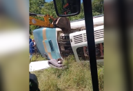 Veja local para onde alunos da UFSM iam quando ônibus capotou no RS