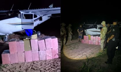 Operação apreende avião com meia tonelada de cocaína em Goiás