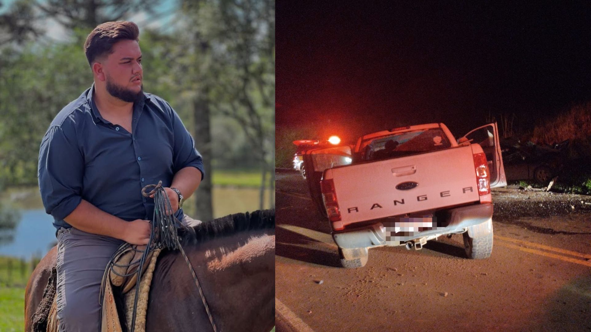 Cantor sertanejo morre aos 23 anos em acidente de trânsito em SC