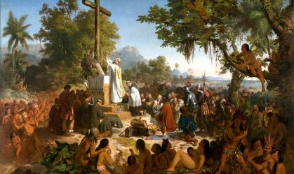 Este sábado (26) marca o aniversário da primeira missa celebrada no Brasil