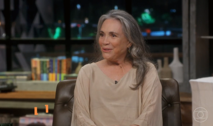 Regina Duarte revela se voltaria a atuar em novela: "Tem personagem mudo?"