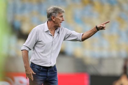 Renato Gaúcho comandou o Fluminense em jogo contra o Vitória