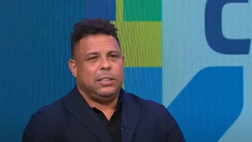 Ronaldo durante programa "Galvão e amigos" na Band, na noite da última segunda-feira (31)