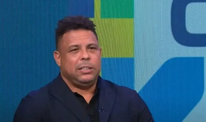 Ronaldo durante programa "Galvão e amigos" na Band, na noite da última segunda-feira (31)
