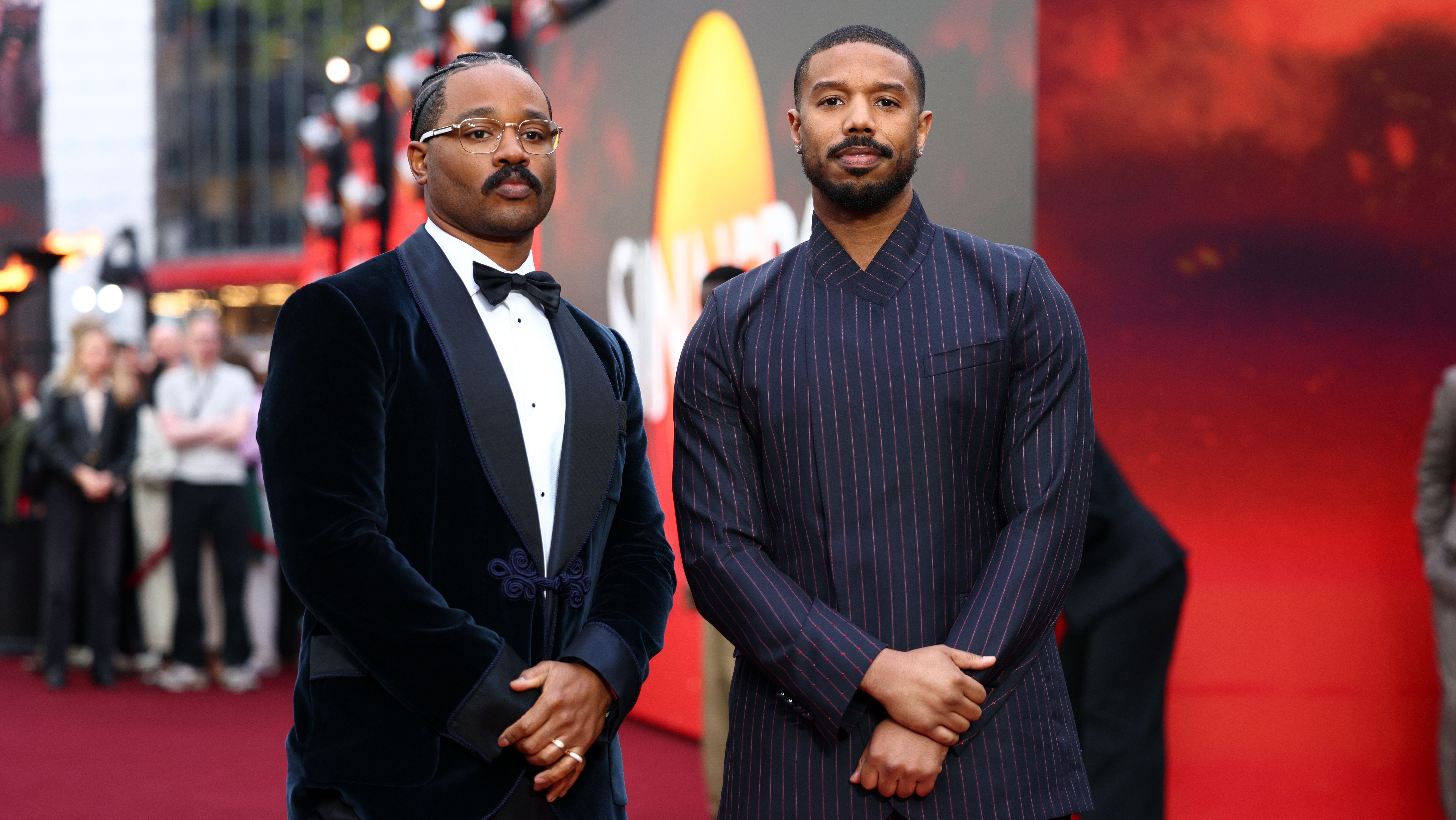 Ryan Coogler e Michael B. Jordan comparecem à estreia de "Sinners" em Londres em 14 de abril
