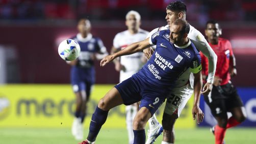 Lance de São Paulo x Alianza Lima pela Libertadores