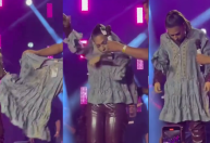 Simone Mendes ganha mimo em show e reação espanta fã: "Achei mais ou menos"