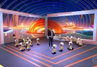 BBB25: Tadeu Schmidt dá bronca em minidummies durante programa ao vivo