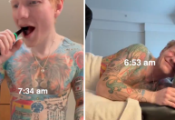 Ed Sheeran impressiona web ao mostrar corpo coberto com tatuagens coloridas