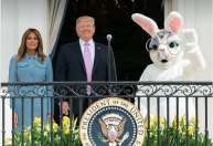 Donald Trump deseja feliz Páscoa nas redes sociais