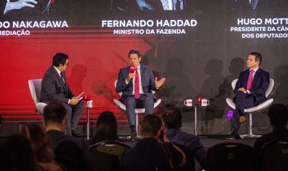 No CNN Talks, Haddad e Hugo Motta debatem isenção do IR