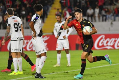 O empate entre Melgar e Vasco, pela Sul-Americana