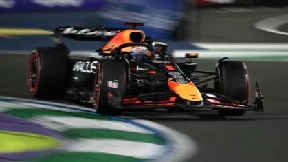 Max Verstappen, da Red Bull Racing, durante treino classificatório para o GP da Arábia Saudita