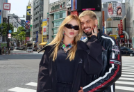 Virginia e Zé Felipe posam de quimono em visita a templo do Japão; veja