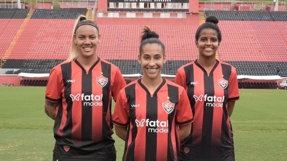 Vitória anunciou patrocínio máster para o time feminino