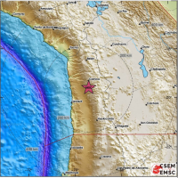 Terremoto de magnitude 5,7 atinge a região de Tarapacá, no Chile