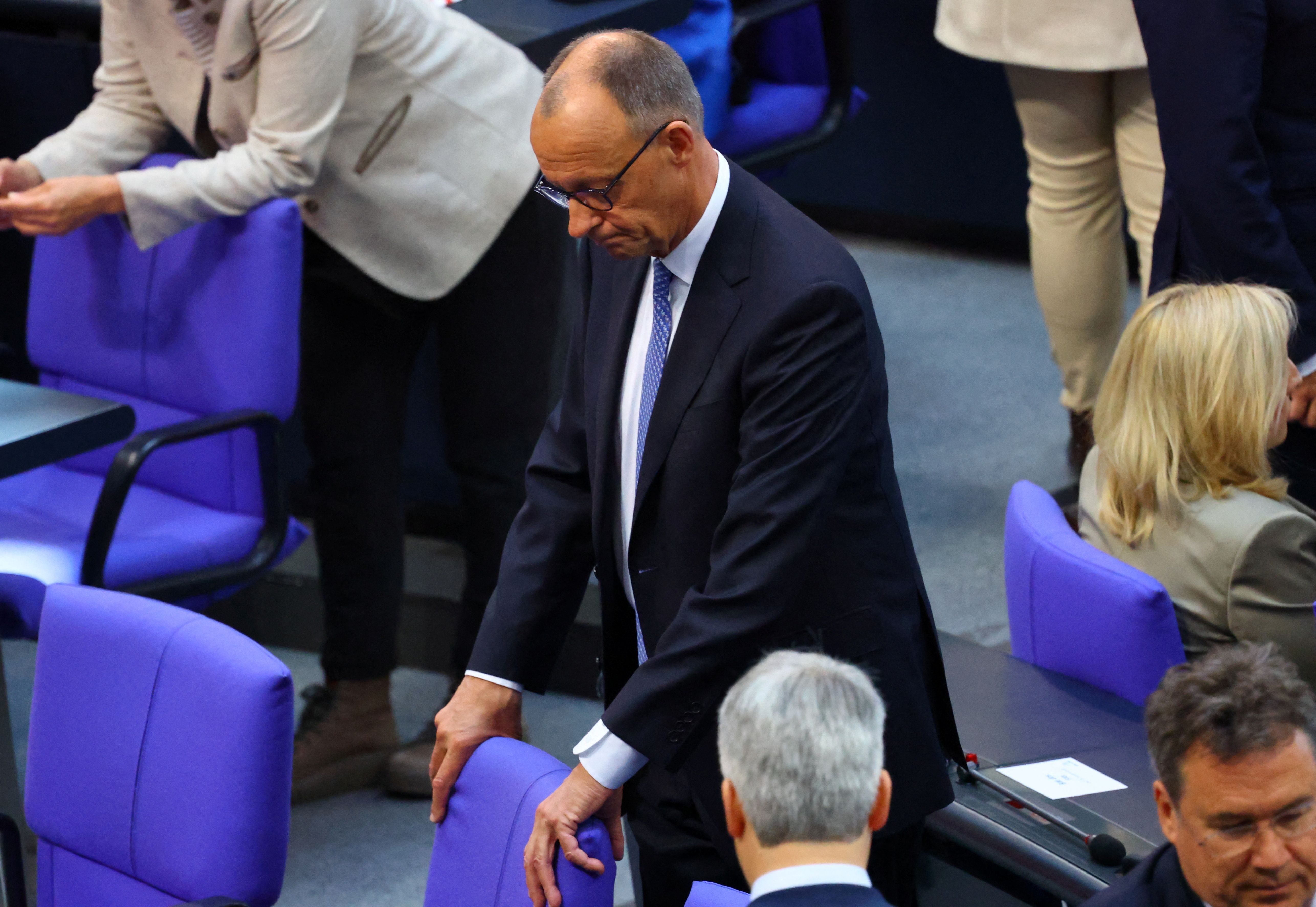 Friedrich Merz no Parlamento alemão