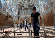 Conclave: Veja esquema montado para manter sigilo na Capela Sistina