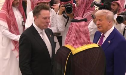 Musk conversa com príncipe da Arábia Saudita durante recepção para Trump