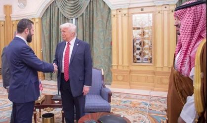 Trump se encontra com presidente interino da Síria na Arábia Saudita
