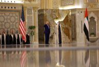 Trump volta aos EUA após encerrar viagem nos Emirados Árabes