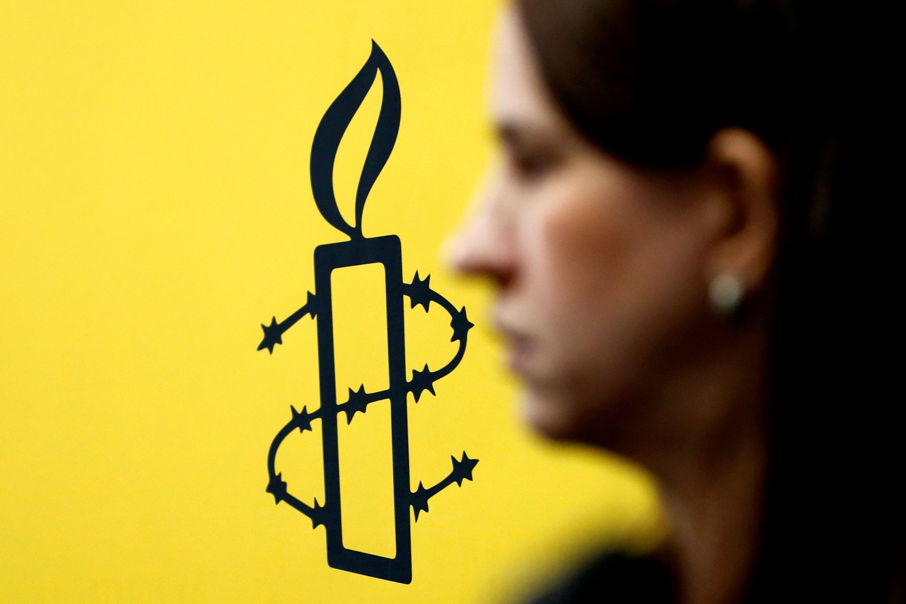 Logo da Anistia Internacional em Caracas