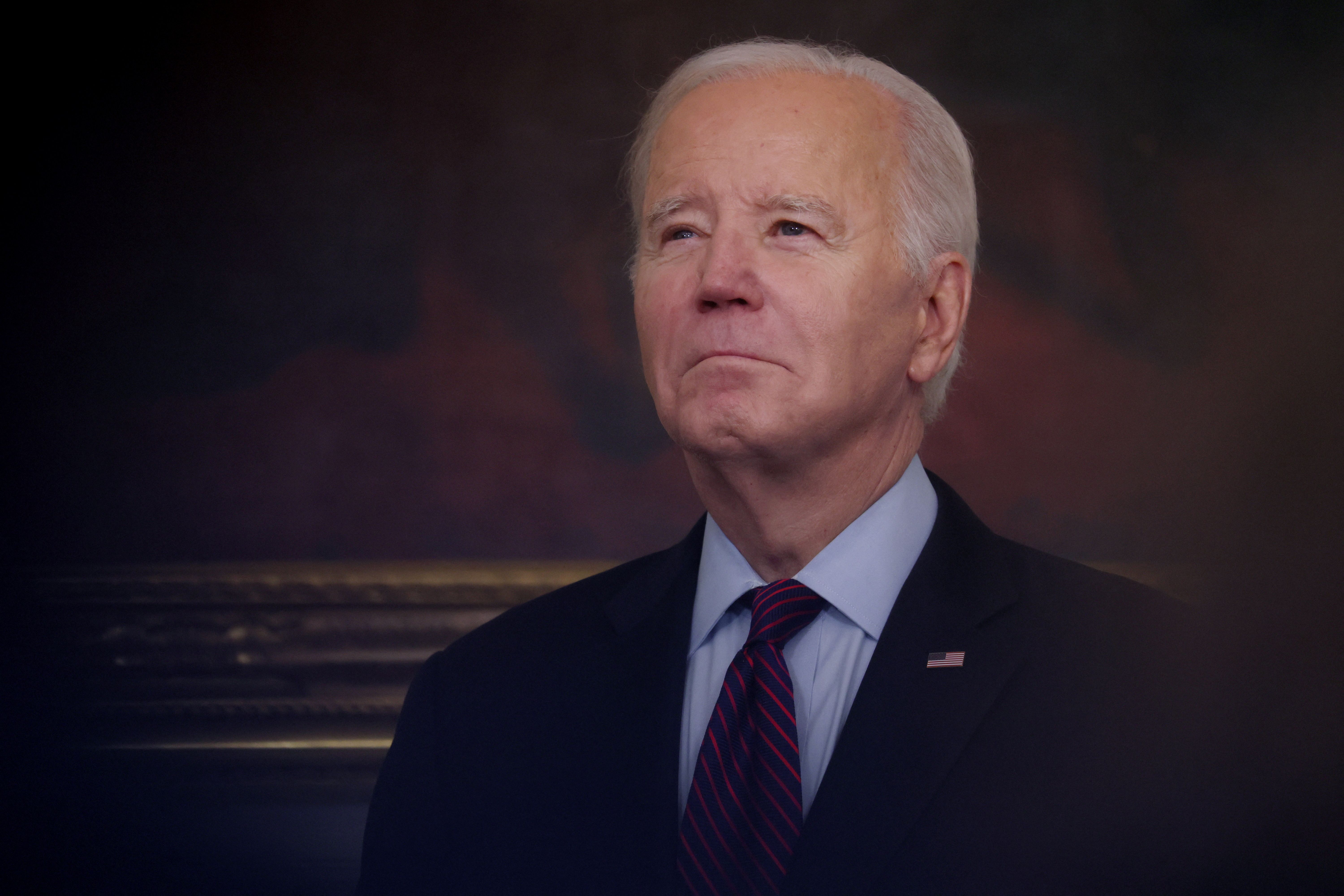 O presidente dos EUA, Joe Biden, na Casa Branca