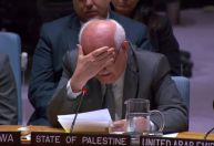 Vídeo: Enviado palestino na ONU chora ao relatar morte de crianças em Gaza