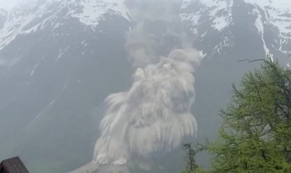 Parte de geleira colapsa nos Alpes suíços; veja vídeo
