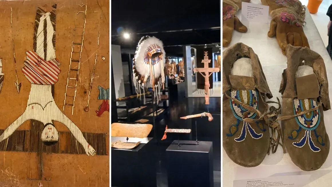 Artefatos de povos indígenas norte-americanos no Vaticano.