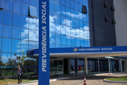 Fachada da sede do Instituto Nacional do Seguro Social, INSS